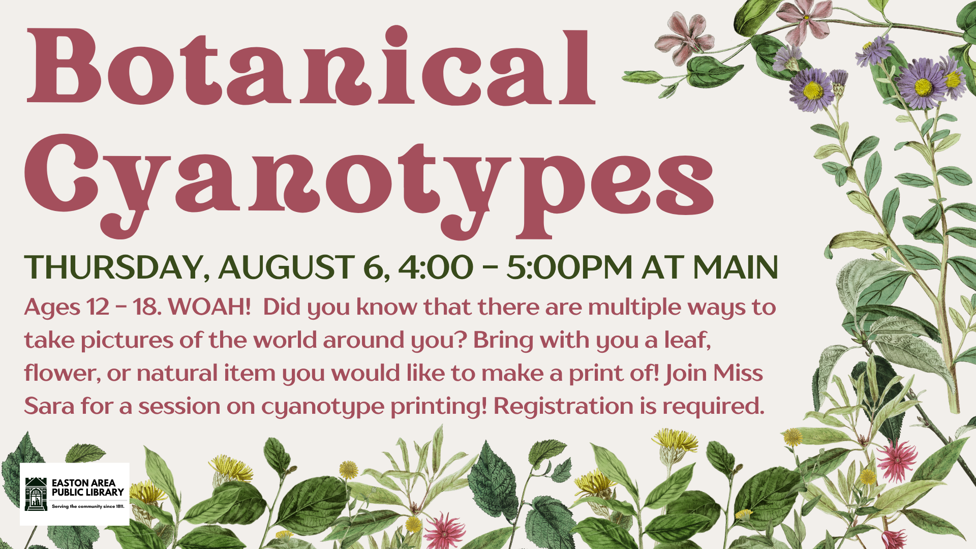 Botanical Cyanotypes